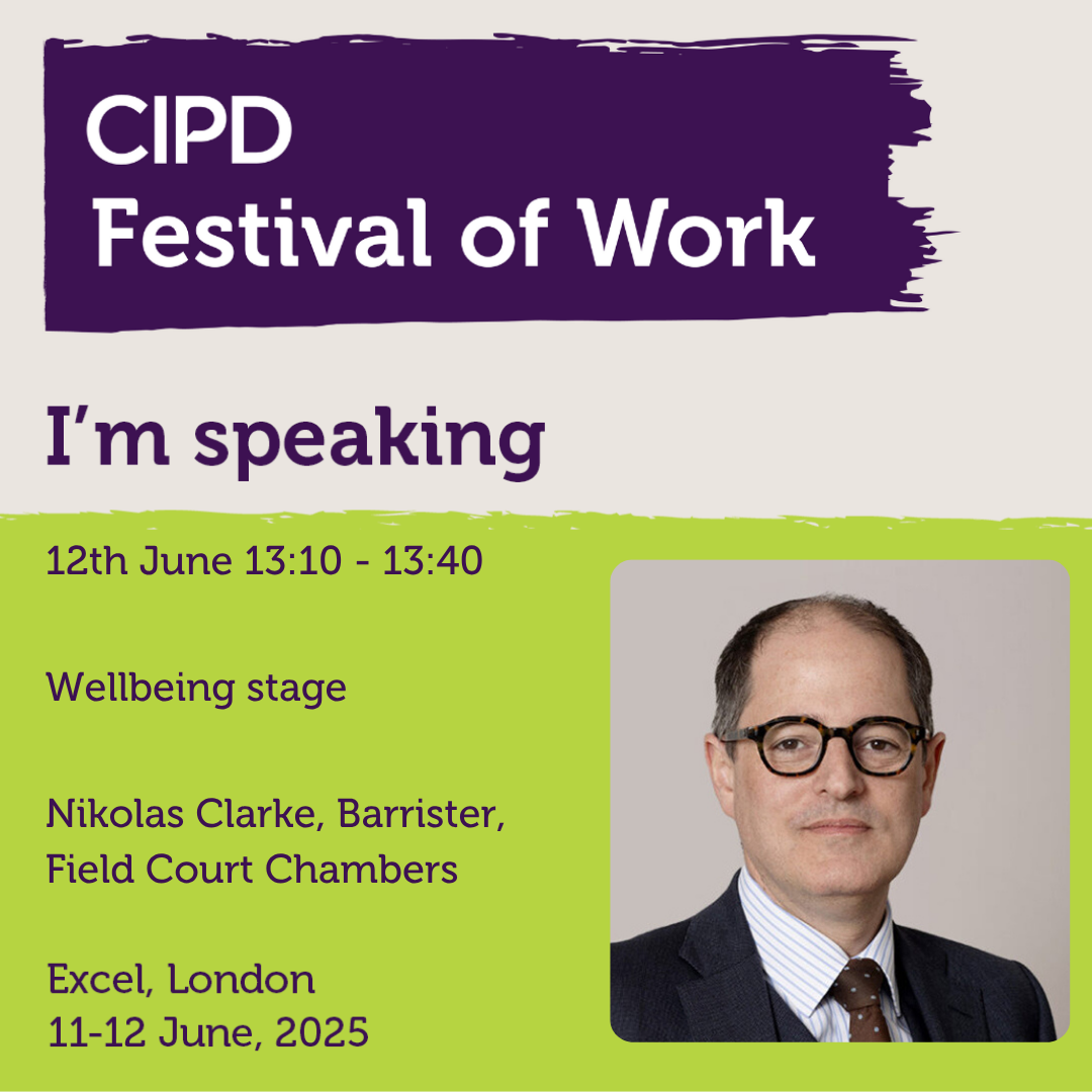 Nikolas Clarke on panel of speakers at CIPD Festival of Work: How do we manage work-life balance and productivity, while tackling burnout?
